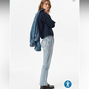 Favorite Daughter Straight Leg The Otto Jeans in Santa Barbara 25